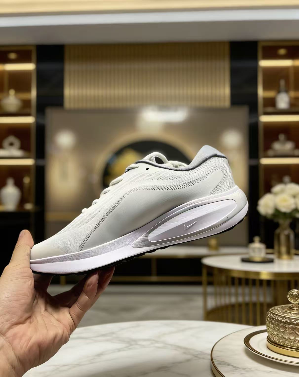 Oceanic Classic: Premium Leather Sneaker - Azure White