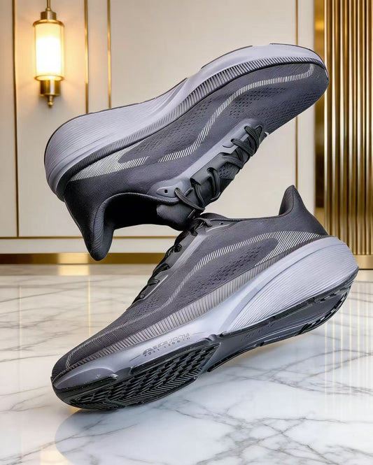 Starlight Runner: Reflective Technical Sneaker - Silver