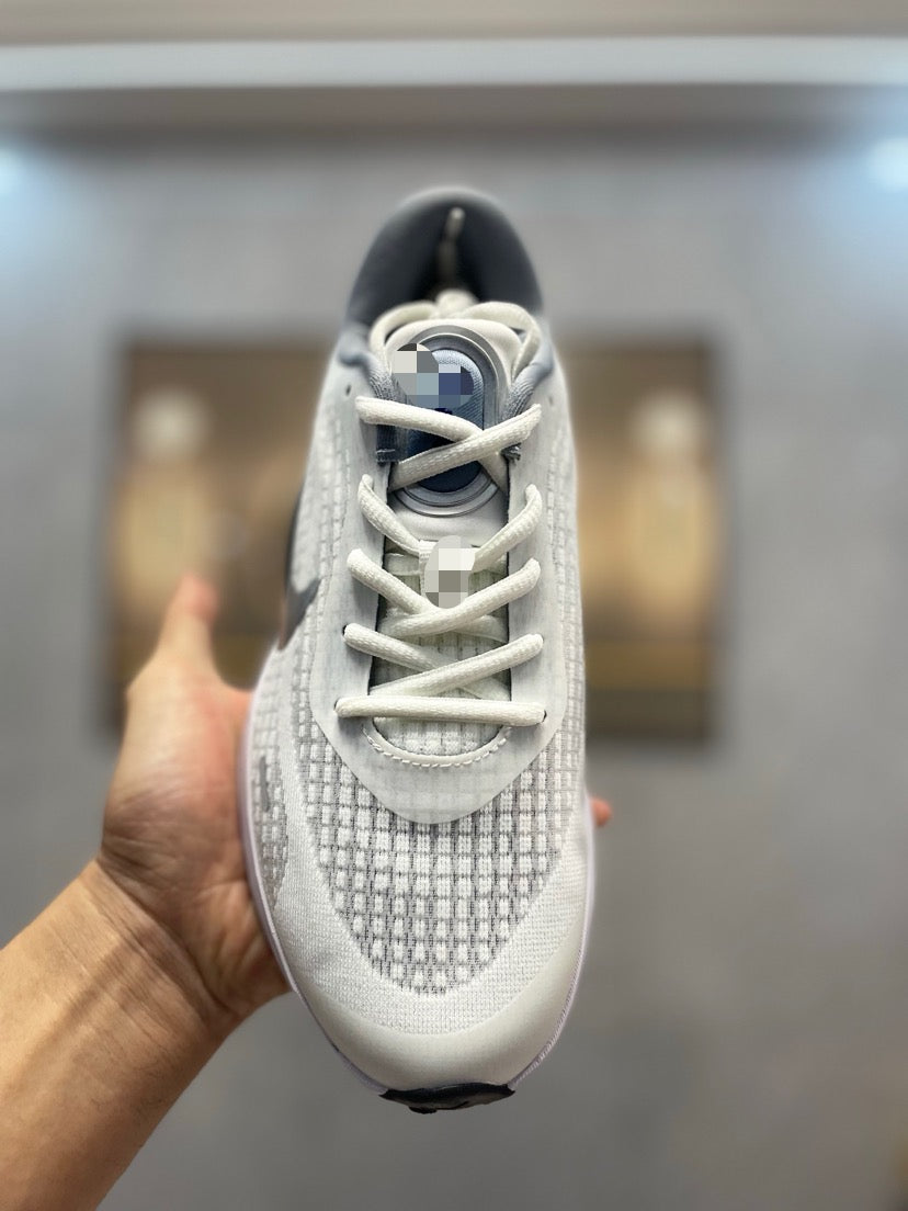 Oceanic Classic: Premium Leather Sneaker - Azure White