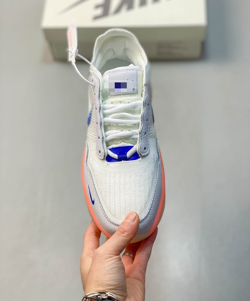 Desert Calm: Suede & Leather Minimalist Sneaker - Sand Beige