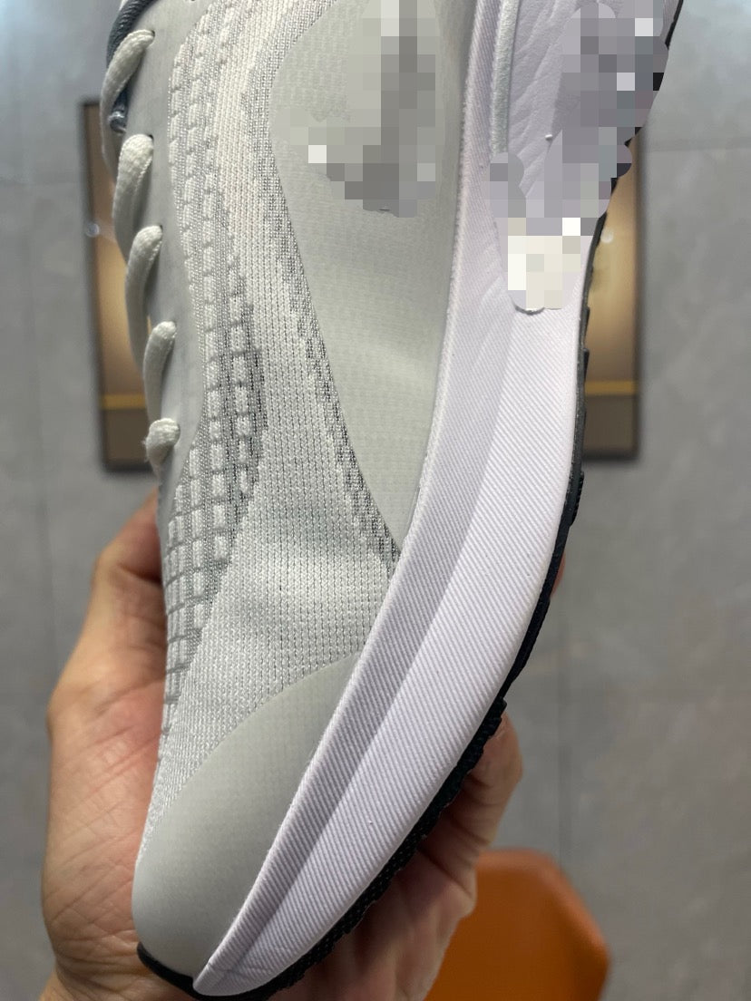 Oceanic Classic: Premium Leather Sneaker - Azure White