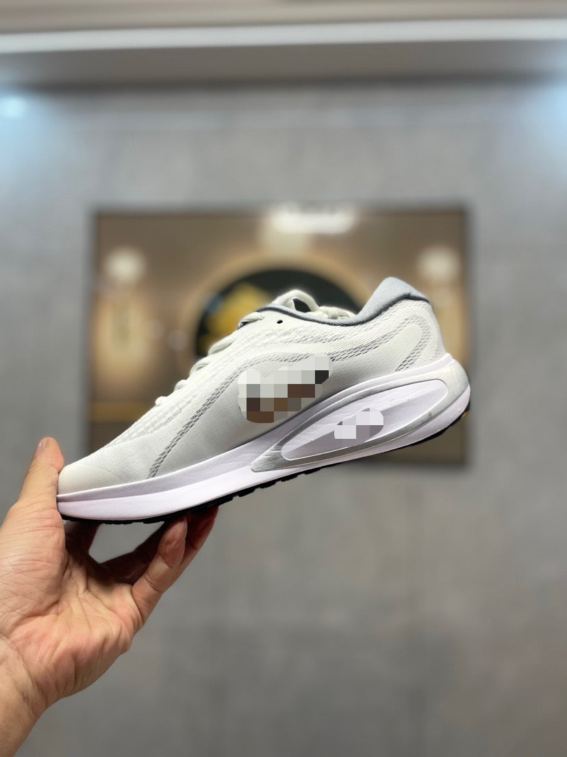 Oceanic Classic: Premium Leather Sneaker - Azure White