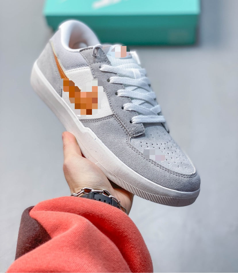 Blush Elegance: Pastel Leather Sneaker - Soft Pink